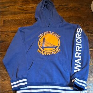 NBA Golden State Warriors Blue & Yellow Hoodie